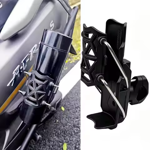 Motorcycle Water Bottle Holder 360° Rotatable For VESPA Piaggio GTS GTV LX LXV LT PX PRIMAVERA 125 1
