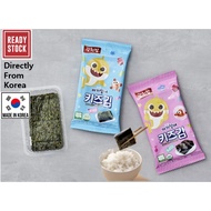 [PINKFONG] Baby shark Korean Seaweed Laver For Kidsd (Unsalted seaweed/Organic seaweed)