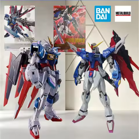 Bandai METAL BUILD ZGMF-X56S/α & ZGMF-X42S Twin SEED MS Diecast Alloy Collectible Desktop Decor Limi