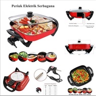 Hot Pot Frying Pan Bbq Steamboat Pot Soup Pot Electric Periuk Soup Electric Steamboat Stimbot