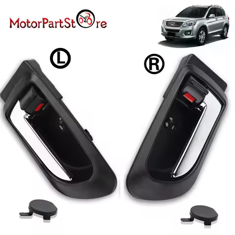 Interior Inner Door Handle for Great Wall X200 X240 SUV 2.0L 2.4L 6105100-K80, 6105200-K80, 1 Pair, 