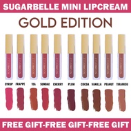 SUGARBELLE NEW COLOUR Mini Lipcream Matte Lipstick Gold Edition Long Lasting Paraben Free Lipmatte b