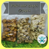 MIX package 150 cuanki Tongue, cuanki Tofu, cuanki Siomay for topping baso aci