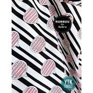 Japanese Cotton Fabric Printed Pattern Width 58 Inches