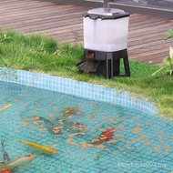 Hot Sale Grid Pond Solar Fish Pond Automatic Feeder Koi Pond Intelligent Timing Feeding Outdoor Larg