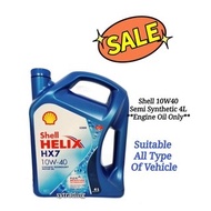 Shell 10W-40 Helix HX7 Semi Synthetic Engine Oil 10W40 4L