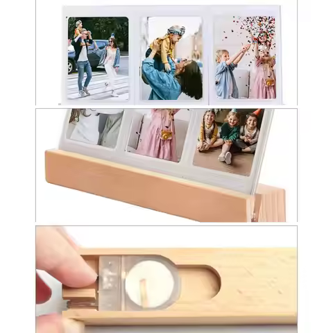 Acrylic LED Light Photo Table For Fujifilm Instax Mini12 40 41 SE Evo Liplay 90 3 Inch Photo Frame F