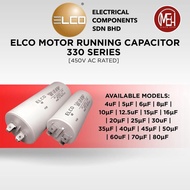 ELCO 330 SERIES MOTOR RUNNING CAPACITOR 4uF-80uF 450V AC MOTOR RUN CAPACITOR