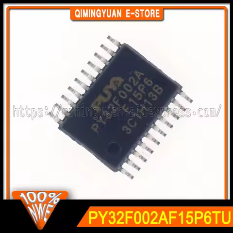 1~100PCS/LOT Original PY32F002AF15P6TU PY32F002A F15P TSSOP-20 ARM Cortex-M0 32-bit Microcontroller-