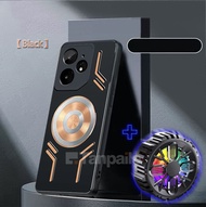 Tanpaile เคส Realme Neo7 SE สำหรับ Realme Neo7เทอร์โบโลหะทองแดงทำความเย็นให้เคสกันกระแทกรุนแรงเล่นเก