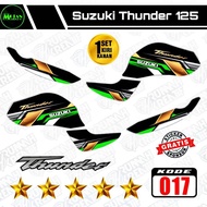 Decal Sticker Striping Variasi Suzuki THUNDER 125 | Decal Thunder 125 | Striping Thunder 125 | Stick