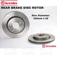 GENUINE BREMBO REAR BRAKE DISC ROTOR BMW E46 330i 330Ci