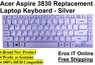 Acer Aspire V3-431 V3-431G V3-471 V3-471G Series Laptop Keyboard /Acer 3830 Replacement Laptop Keyboard (Silver)