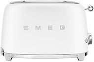 Smeg TSF01WHMUK 2-Slice Toaster, Matte White