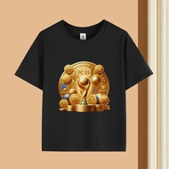 20262026Memoga World Cup Printed T-Shirt Cross-Border Hot-Selling Pure Cotton Round Neck Short-Sleev
