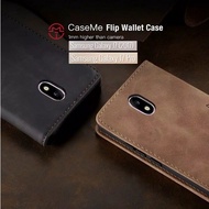 Flip Case CaseMe Samsung J5 Pro - J7 Pro - J4 Plus - J6 Plus - J8 - J7 Prime - J6 - J4 - J3 Pro Premium Leather Flip Case Magnetic Casing