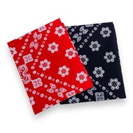 Slayer Bandana Mask with Batik Motif - BLACK Scarf Bandana Head Scarf