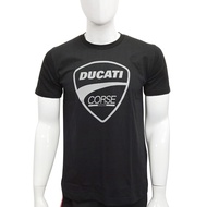 DUCATI T-SHIRT เสื้อยืดดูคาติ ลิขสิทธิ์แท้ ผ้าคอตตอน 100% DCT52 036 สีดำ