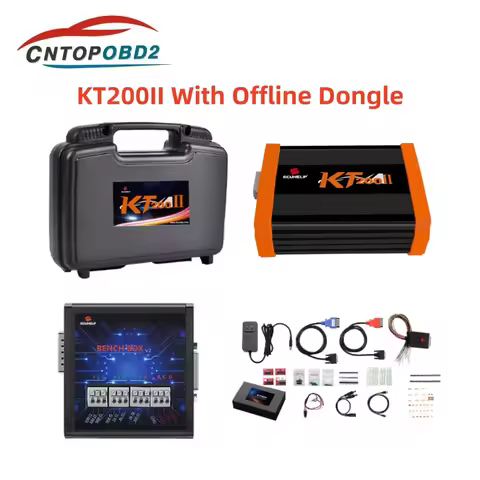Upgrad KT200ii Online Full Version with Offline Dongle kt200 2 ECU Programmer for Car Truck Motorbik