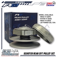 FRG FORMULA CVT REAR PULLEY CLUTCH SET NVX155 NMAX V1 V2 JET POWER GY6 SPRING SHOE LINING