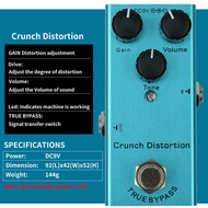 Electric guitar effect Guitar Effect Pedal Crunch Distortion Effect Pedal