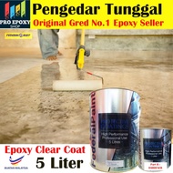 5L Epoxy Clear Coating for Flooring Concrete / Waterproofing 4L+1L Heavy Duty Use Epoxy Clear Coatin