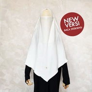 Maslaha Frecnh Khimar Umrah And Hajj Broken White New French Khimar Umrah