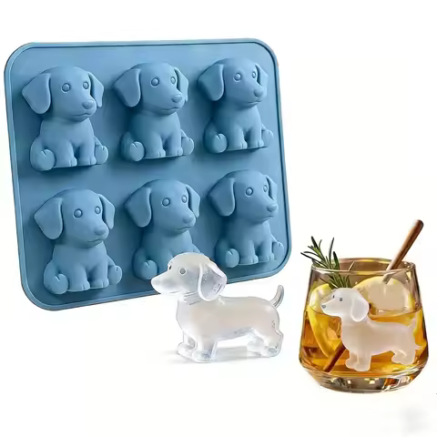 2026 Silicone Ice Tray 6 Cavity Cow Shaped Making Tool Ice Molds For Whiskey For Cocktails Bourbon T