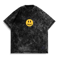 Original Emoji Drew Washed Black Sandwash DIstro T-Shirt