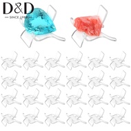 【Seductive】 10pcs/set Display Holder Clear Display Easel Stand Pedestal Collectibles Display Stand D