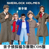Halloween Children's Film Television Live-Action Detective Sherlock Holmes Conan cos Costume Adult D