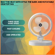 Desk Fan USB Desk Fan Silent Led Mini Fans Cooling Rechargeable Fan Desk Fan 180° Rotation Table Fan Excellent Cooling