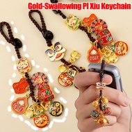 1/2Pcs Gift of Good Fortune, Colorful Pixiu Keychain - Meaningful Chinese Cultural Accessory for Fri