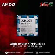 AMD Ryzen 9 9950X3D Processor | 16 Cores, 32 Threads | AM5 (Tray Unit)