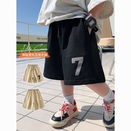 Children Pants 2024 Sports Pants Shorts Children Men Handsome Fried Street Cropped Pants Trendy 11.5