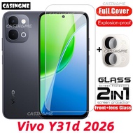 Vivo Y31d 2026 Full Cover Tempered Glass Flim For Vivo Y31d Y31d VivoY31d Y31d Y31 d Y 31d Y31d 4G 5