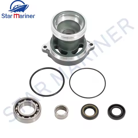 683-45361 Gear Box Cap Assy 6B4-45361 With Bearing And Oil Seal For Yamaha Outboard Motor 15HP 9.9HP