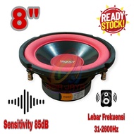 Legacy 8 LG 896-2 Sub Woofer Legacy 8 Inch LG896 2 / LG 8962 Speaker Subwoofer Mobil 8 Inch