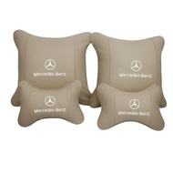 2025Mercedes-Benz S300L E250 E350 C200 GLA SLK neck pillow automobile Accessories headrest real leat