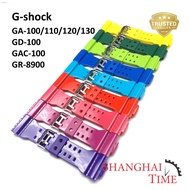 G-shock GA100 GA110 GA120 GA130 GD100 GAC100 GDF100 GR8900 Silicon Strap Jam Tangan G-Shock Strap Va