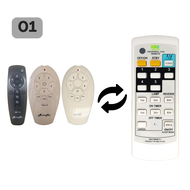 [READY STOCK | FAST SHIPMENT] Universal Fan Remote Control ALPHA Ceiling Fan IR-4S-C IR-42-5S-C 988-