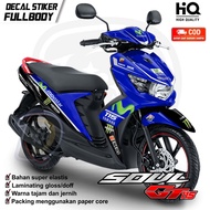 Soul GT 115 Motorcycle Sticker Decal Yamaha Soul GT 115 Striping Fullbody Soul Gt 115 Movistar