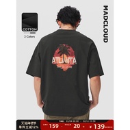 MAD Official | Microde American Street Wear Atlanta Sunset Summer Half-Sleeved T-Shirt Short-Sleeved