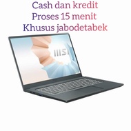 laptop msi modern 15 i5 10210 8gb 512gb ssd cash kredit proses mudah