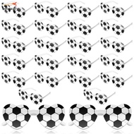 24Pcs Stylish Soccer Glasses Plastic Football Sports Glasses for Soccer Party Favors SHOPSKC8806