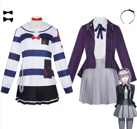 Game The Hundred Line Amemiya Darumi Kirifuji Nozomi Cosplay Costume JK Uniform Halloween Carnival P