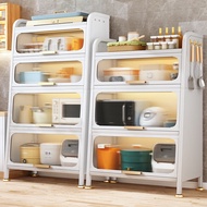 HY/JD Shuaishi Kitchen Storage Cabinet Floor Storage Rack Sideboard Cupboard Cupboard Cabinet Multi-Function Storage Cab