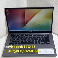 Asus VivoBook 14 X412 (i3-10代/8GB/512GB SSD) SH0201641