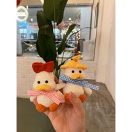 Handmade Crochet Toys Couple Duck Finished Products 情侣快来鸭毛线玩偶