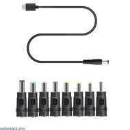 zebeaacc 65W USB C Type C PD to 12V 3 5 4 0 4 8 5 5mm Conveter Adapter 8in1 Cable Cord